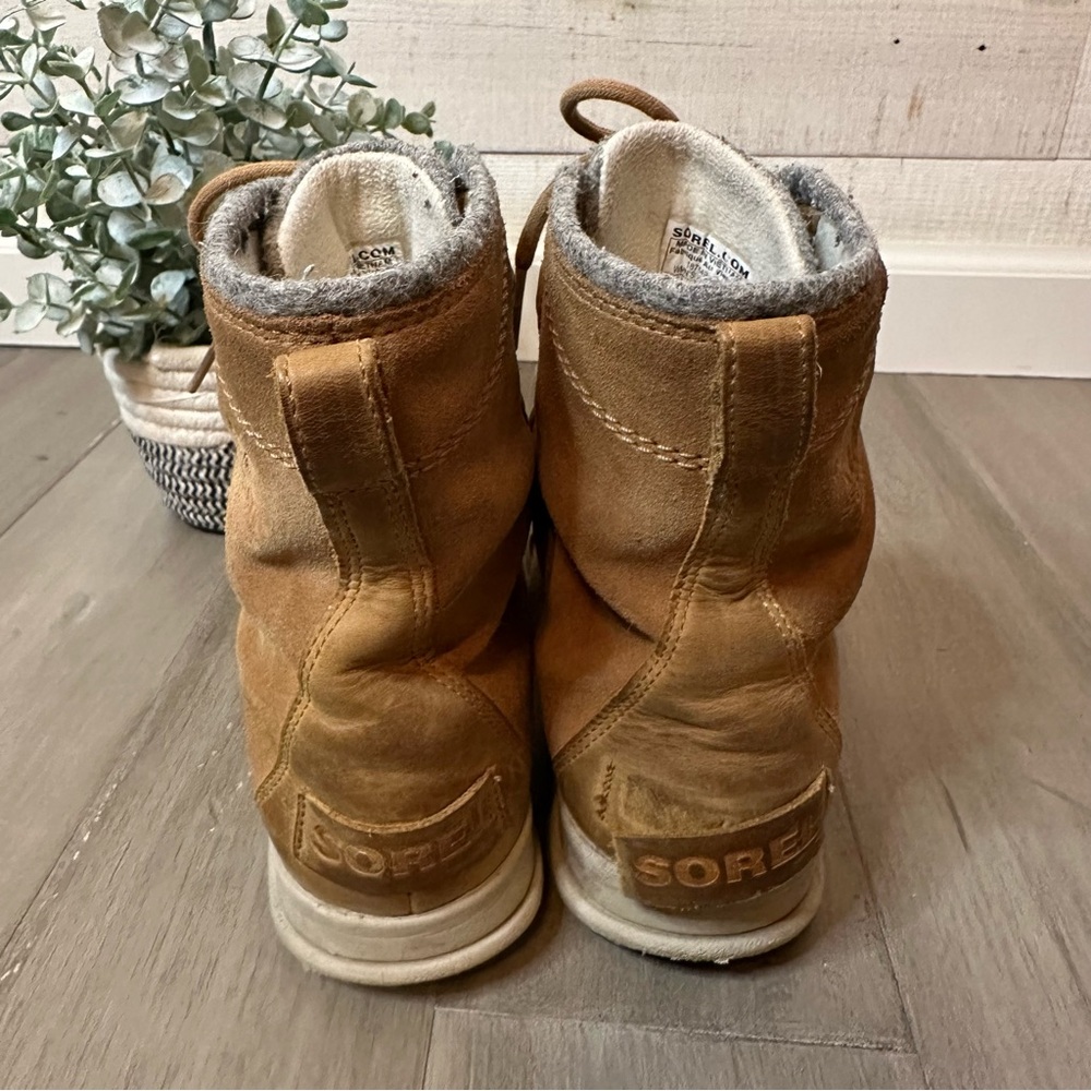 Sorel Explorer Joan Boots Women’s 8.5 Brown/grey - Picture 4 of 11